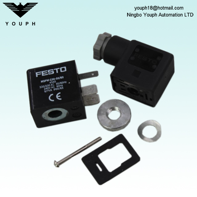 FESTO MSFG 24 42 50 60 24V DC 4527 Solenoid Coil For Tiger Classic