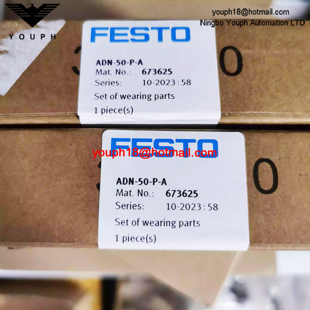 Festo ADN-50-P-A 673625 ADN AEN 50mm Air Cylinder Seals Repair Kit
