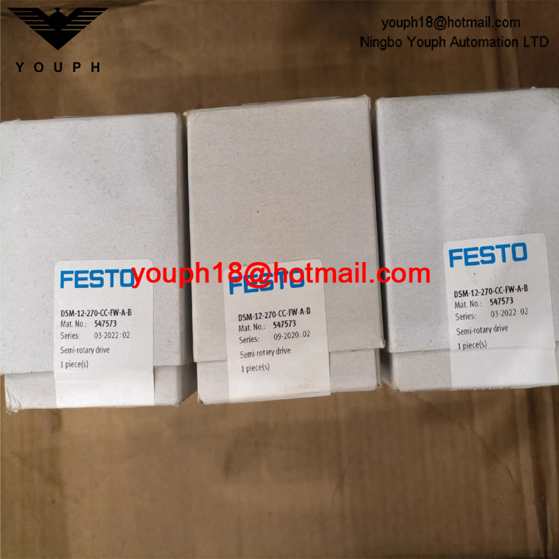 Festo DSM-12-270-CC-FW-A-B 547573 With Shock absorber at both ends Semi-rotary drive
