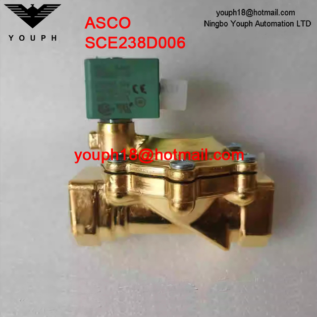 ASCO SCE238D006 230/50-60 G3/8 floating diaphragm Solenoid Valve