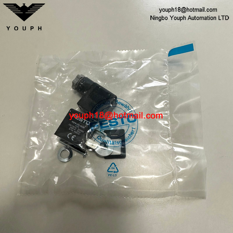 FESTO MSFW-230-50/60 4540 230V AC 50/60 Hz Tiger Valve MFH-5-1/4 Solenoid Coil