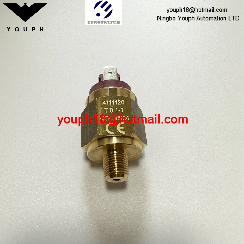 Italy Euroswitch 4111120 4111220 Contact type N.O. / N.C. Brass Diaphragm pressure switch