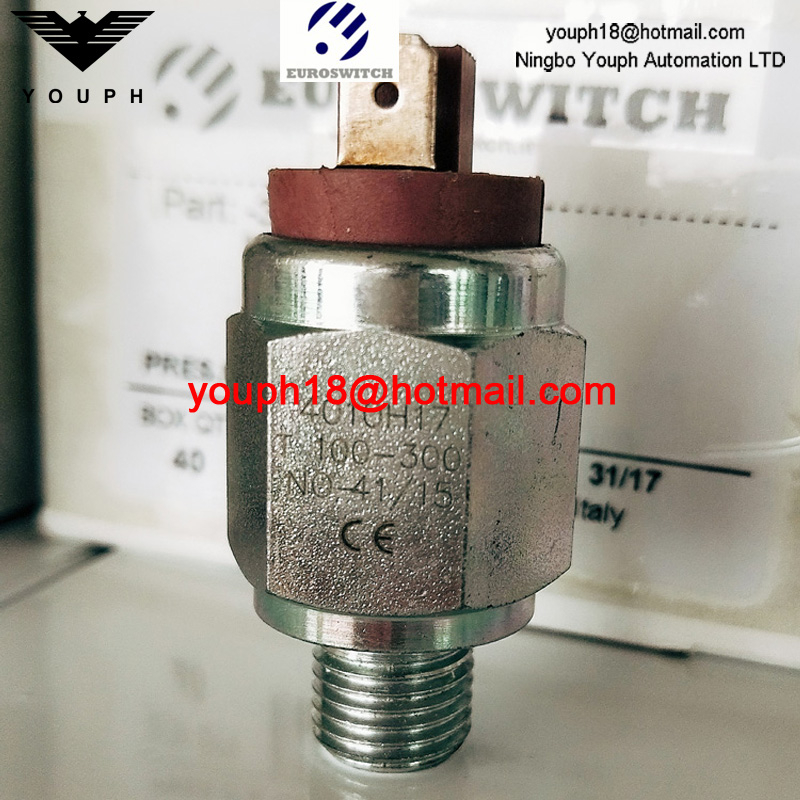 Euroswitch 4010H17 4020H17 40V10H17 40V20H17 T50-150 40 40V Piston pressure switch