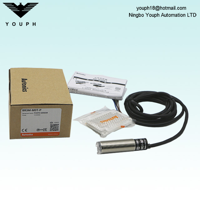 Autonics BR3M-MDT-P BR3M-MDT-C-P BR-C Series Retroreflective Photoelectric Sensor