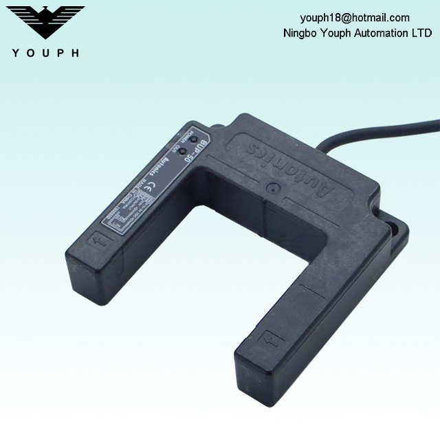Autonics BUP-50 NPN Open U-shaped Through-beam Photo Sensor