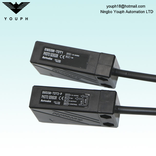 Autonics BMS5M-TDT-P PNP Through-beam Amplifier Built-in Photoelectric Sensor