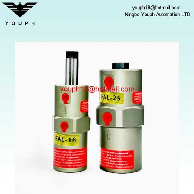 FAL-18 FAL-25 FAL-35 FAL series linear vibrator Pneumatic piston rod telescopic straight line impact vibrator