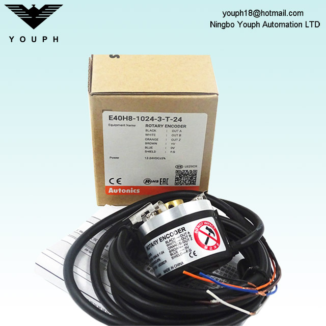 Autonics E40H8-1024-3-T-24 E40H Series Incremental Rotary Encoder