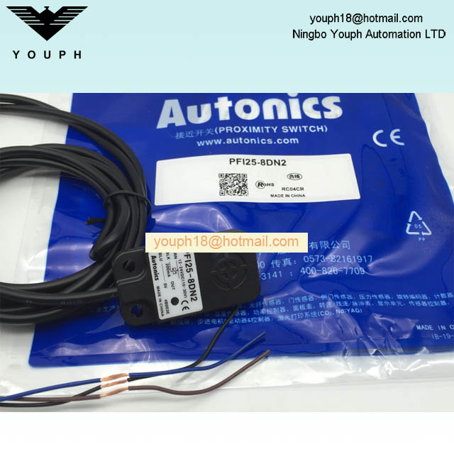 AUTONICS PFI25-8DN2 PFI25-8DP2 PFI Series Rectangular Flat Type Proximity Sensor