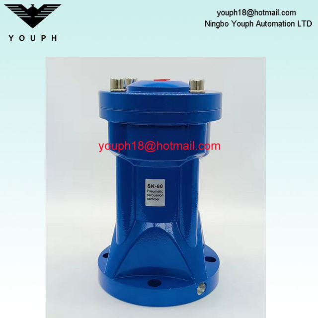 Seishin SK-80 Air Knocker SK series SK80 Pneumatic Hammer for Preventing adhesions in pipelines and silos