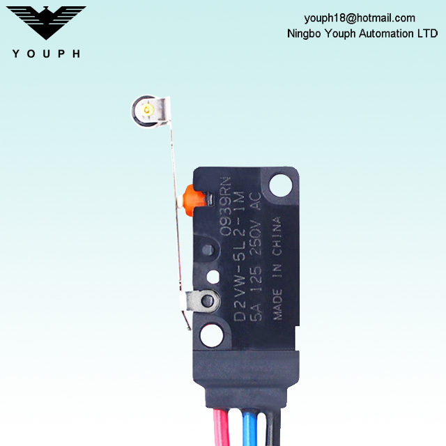 OMRON D2VW-5L2-1M D2VW-5L3-1M IP67 Sealed Miniature Basic Switch