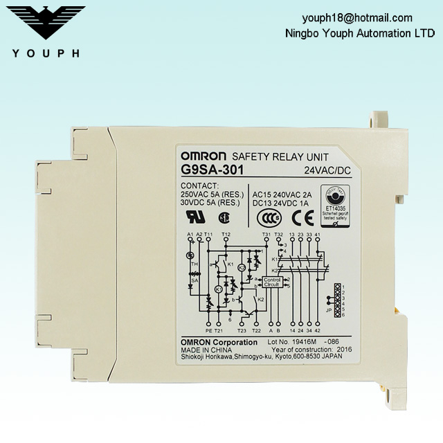 OMRON G9SA-301 G9SA-501 Safety Relay