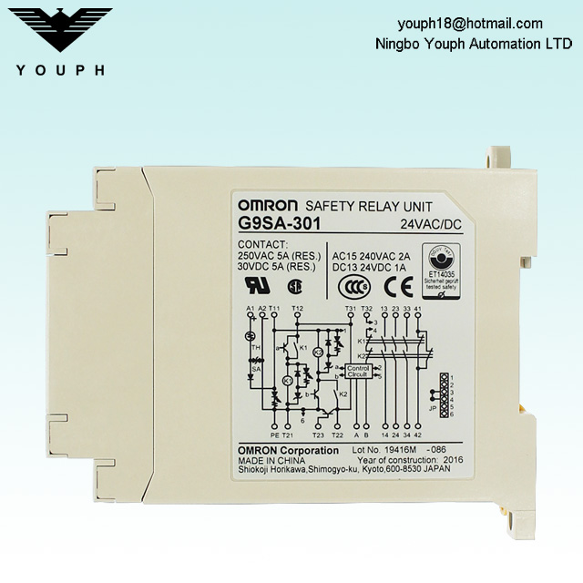 OMRON G9SA-301 G9SA-501 Safety Relay