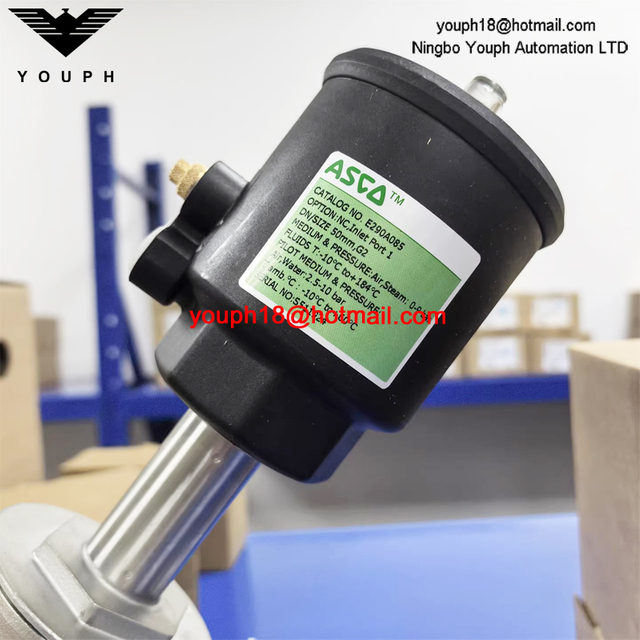 EMERSON ASCO E290A085 size 50mm G2" NC Hot water Steam Stainless Steel Angle Seat VALVE