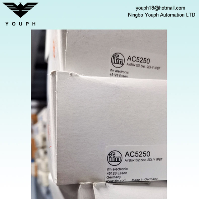 IFM AC5250 AS-Interface AirBox 5/2 bist. 2DI-Y IP67 Module