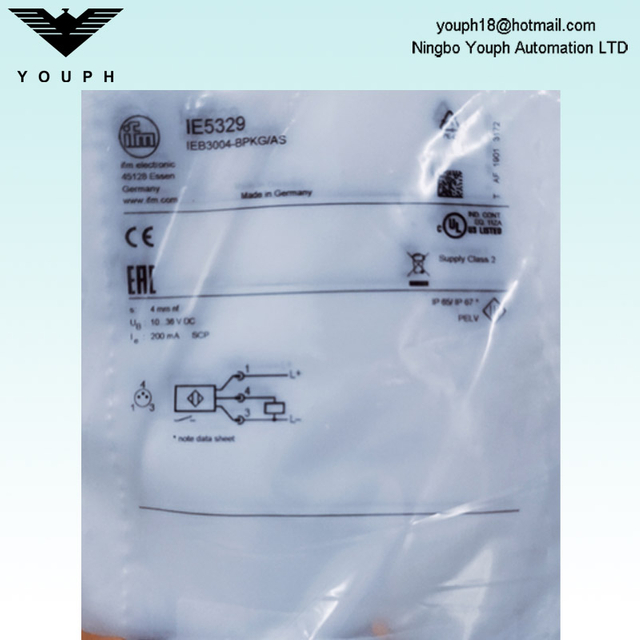 IFM IE5329 IEB3004-BPKG/AS Inductive Sensor