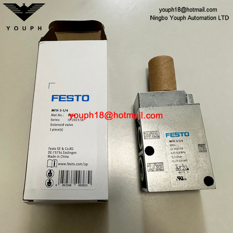 FESTO MFH-3-1/4 9964 3/2 Way Tiger Classic Monostable Pneumatic Valve