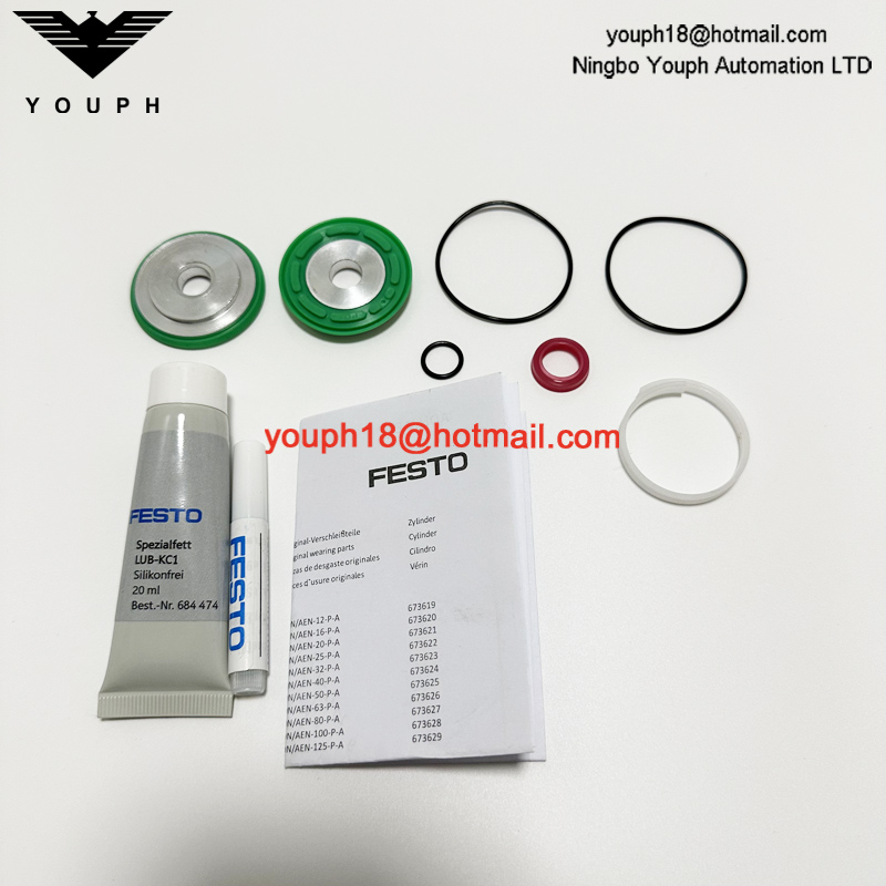 Festo ADN-40-P-A 673624 ADN AEN 40mm Pneumatic Cylinder Seal Repair Kit