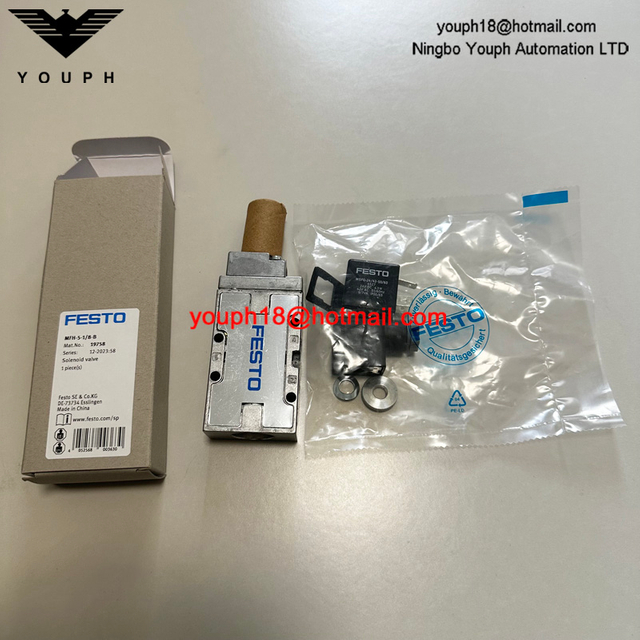 FESTO MFH-5-1/8-B 19758 With coil 24VDC 220VAC Tiger valve 2000 Solenoid valve