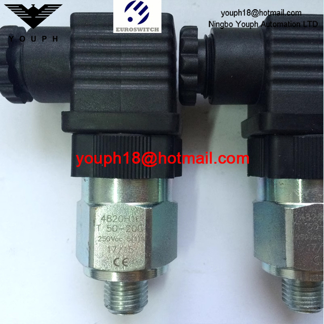 Euroswitch 4820H16 Setting range 50-200 bar SPDT CONTACTS PISTON PRESSURE SWITCH