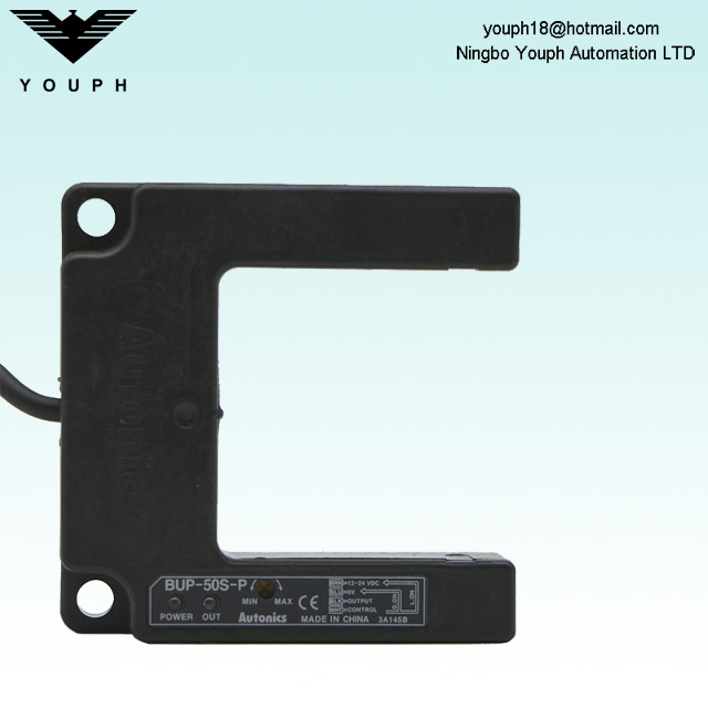 Autonics BUP-50S-P PNP Open IP66 IEC standard U-shaped Through-beam Photoelectric Sensor