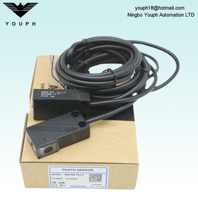 Autonics BMS5M-TDT-P PNP Through-beam Amplifier Built-in Photoelectric Sensor