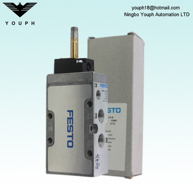 MFH-5-1/4-B 15901 K158 FESTO 5/2 Way Die casting Aluminium Tiger Classic Solenoid Valve