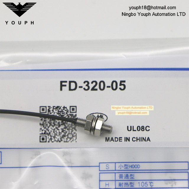 AUTONICS FD-320-05 Diffuse Reflective Type Fiber Optic Cable Photo Sensor