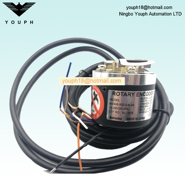 Autonics E40H8-600-3-N-24 E40H Series Incremental Rotary Encoder