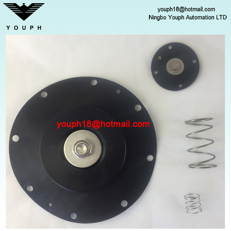 DMF-Y-102SA 3 1/2" Pulse Valve Springs Nitrile Viton Diaphragm Repair Kit