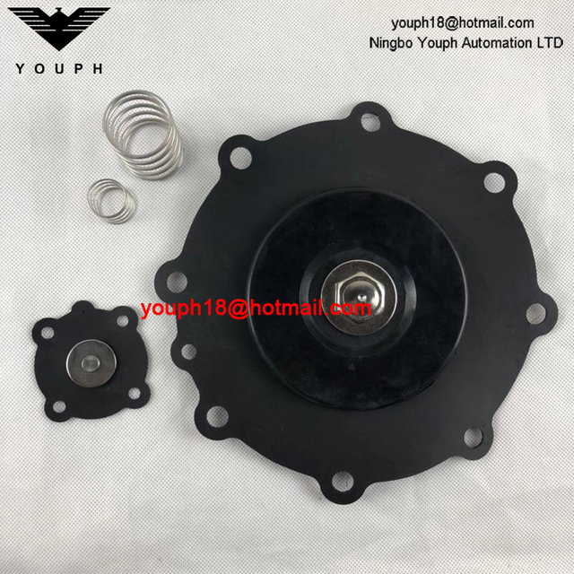 JOIL JISI102 102A 4" DN100 Pulse Jet Valve Nitrile Viton Diaphragm Repair Kit