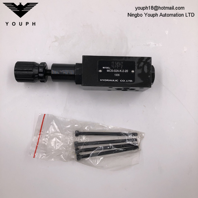 MCS-02A-K-2-20 MCS-02B-K-2-20 MHA-02 MHA-03 MHA-04 MHA-06 MHB-02 Hydraulic Valve