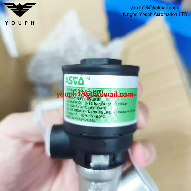 ASCO EMERSON E290A791 G3/8" 10mm Size Stainless Steel Angle Seat VALVE