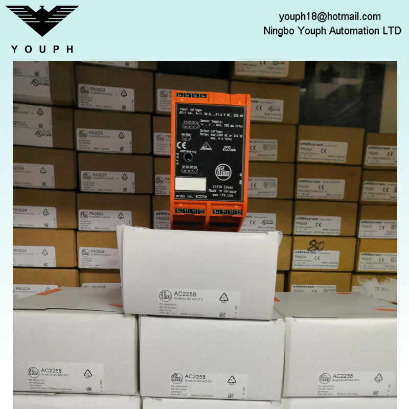 IFM AC2258 SmartL50 4DI 4DO R C AS-Interface control cabinet module