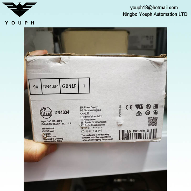 IFM DN4043 G041F Switched-mode 24 V DC Power Supply 