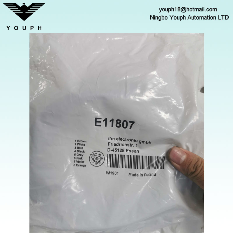 IFM Eltectronic GMBH E11807 E11809 ADOGH080MSS0005H08 Connecting Cable with Socket