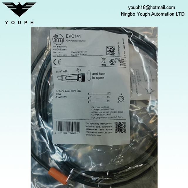 IFM EVC141 ADOGF030MSS0002H03 Connecting Cable with Socket