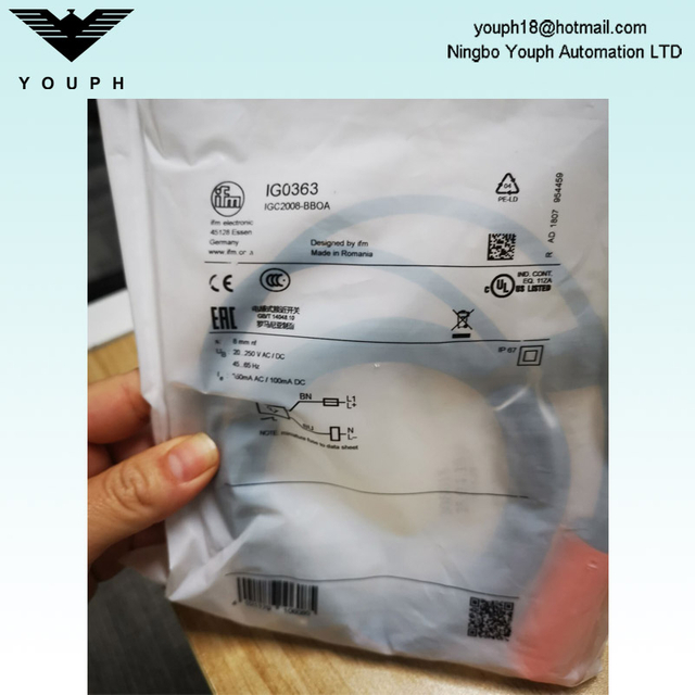IFM IG0363 IGC2008-BBOA Inductive Sensor