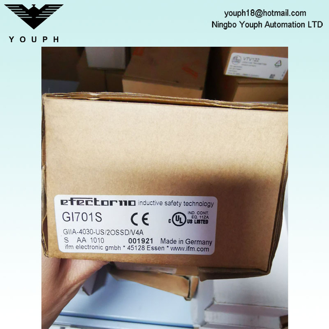 IFM GI701S GIIA-4030-US/2OSSD/V4A Fail-safe Inductive Sensor