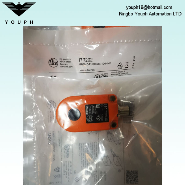 IFM I7R202 I7R3010-FNKG/US-100-INF Inductive Ring Sensor