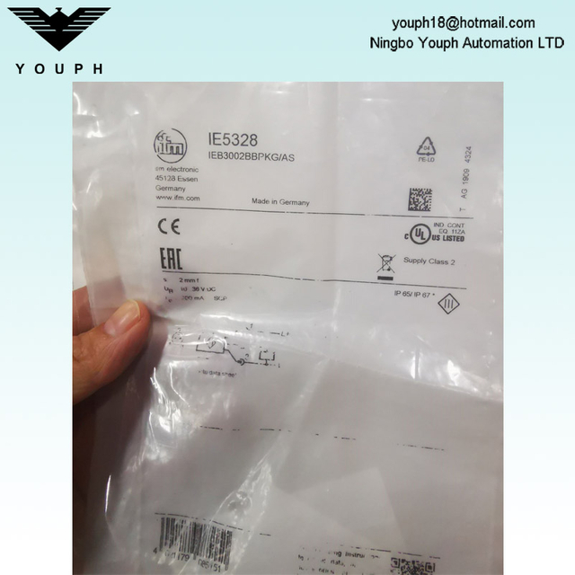 IFM IE5328 IEB3002BBPKG/AS Inductive Sensor