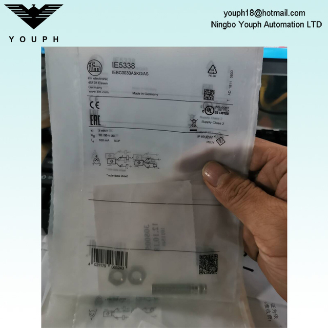 IFM IE5338 IEBC003BASKG/AS Inductive Sensor