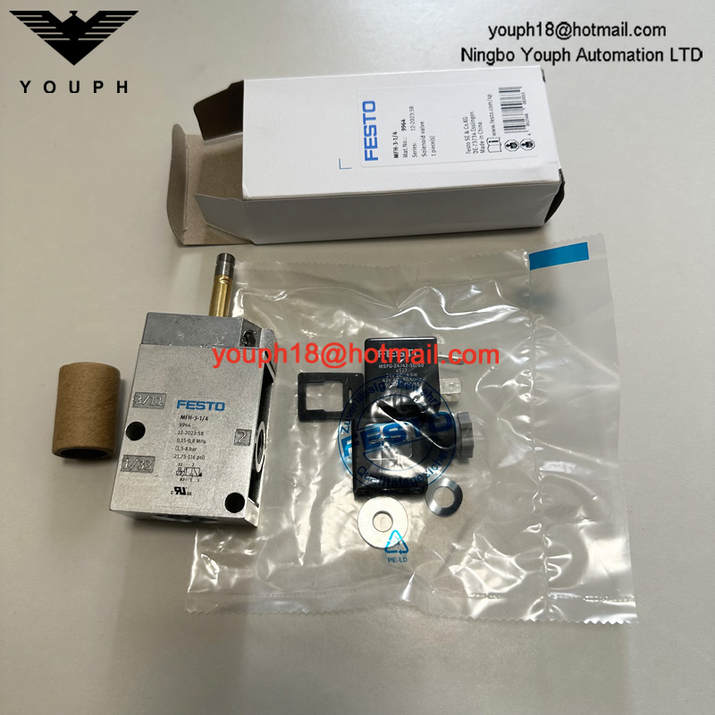 FESTO MFH-3-1/4 9964 With Coil DC24V AC230V Tiger Classic Monostable Solenoid Valve