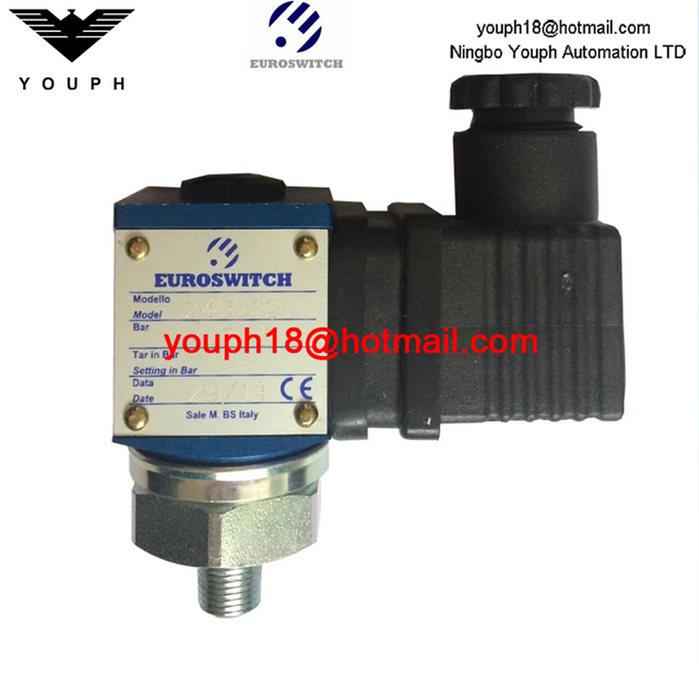 Euroswitch 2400121 2400123 24 Series SPDT contacts Diaphragm pressure switch