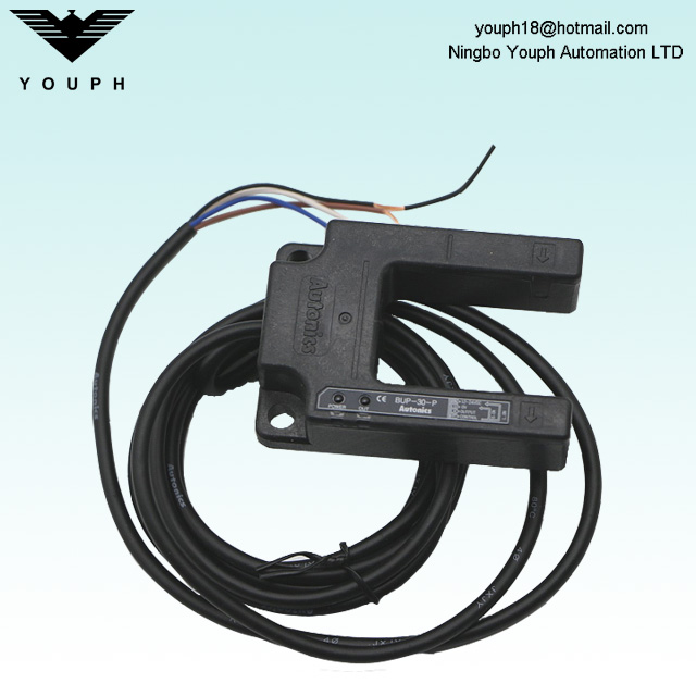 Autonics BUP-30-P PNP Open U-Type Sensor Through-beam Photoelectric Sensor