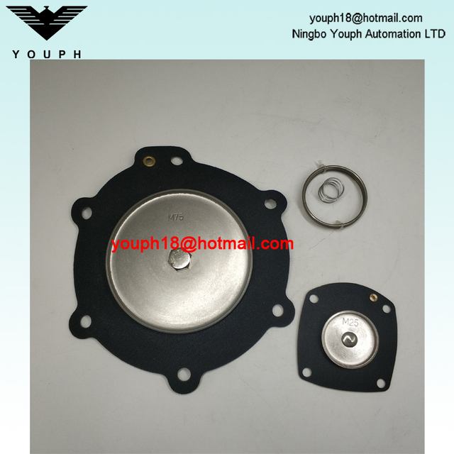 TURBO M75 M25 GLOBAL VALVE FOR SQUARE TANK PULSE VALVE SQP75 SQM75 Diaphragm Repair Kit