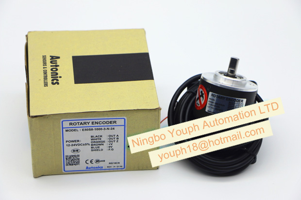 Autonics E50S8-1000-3-N-24 Diameter ∅50mm Shaft type Incremental Rotary Encoder
