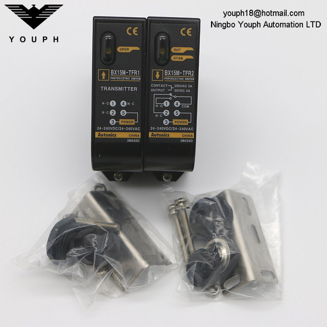 Autonics BX15M-TFR BX15M-TFR-T Emitter Receiver Through-beam Photo Sensor