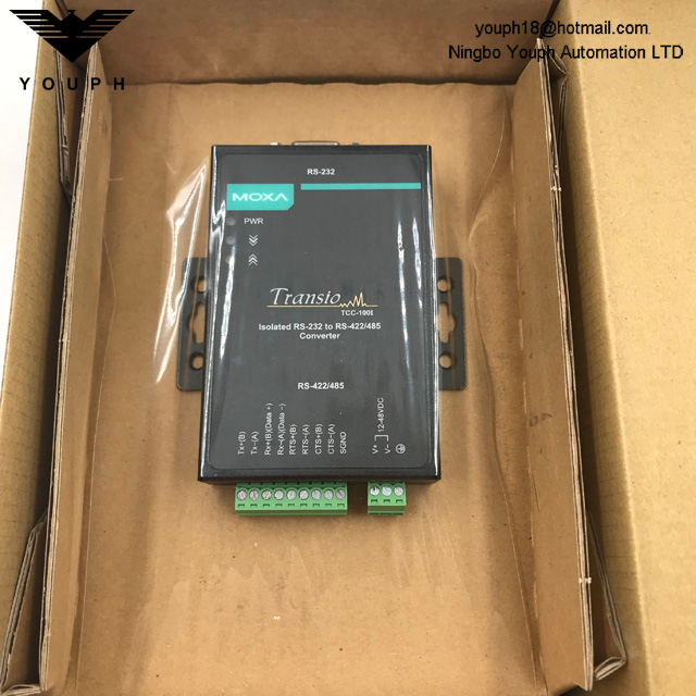 MOXA TCC-100I V2.2.1Isolated RS-232 to RS-422/485 Bidirectional Converter