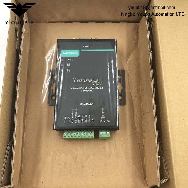 MOXA TCC-100I V2.2.1Isolated RS-232 to RS-422/485 Bidirectional Converter